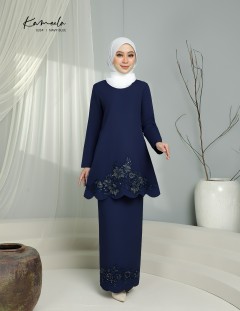 KAMEELA KURUNG MODERN (NAVY BLUE) 835#