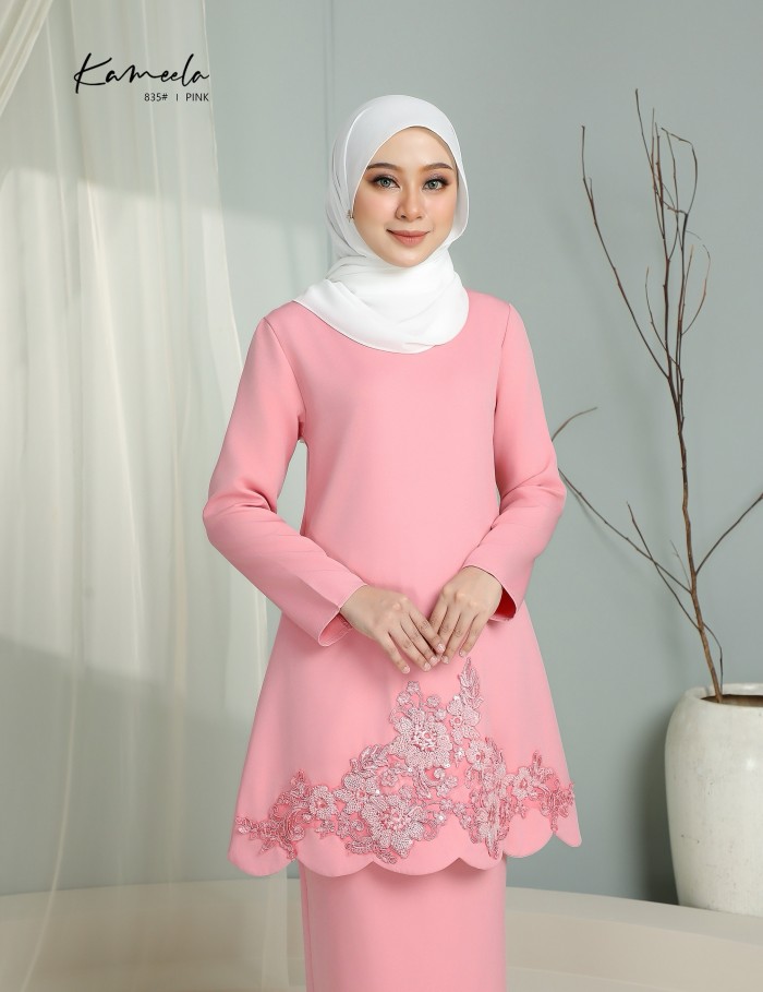 KAMEELA KURUNG MODERN (PINK) 835#