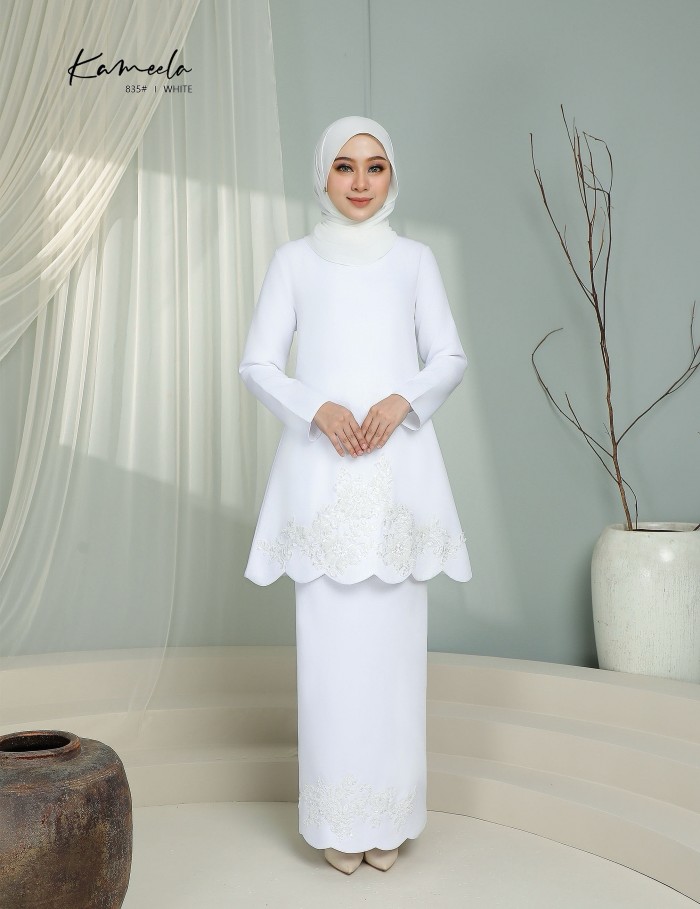 KAMEELA KURUNG MODERN (WHITE) 835#