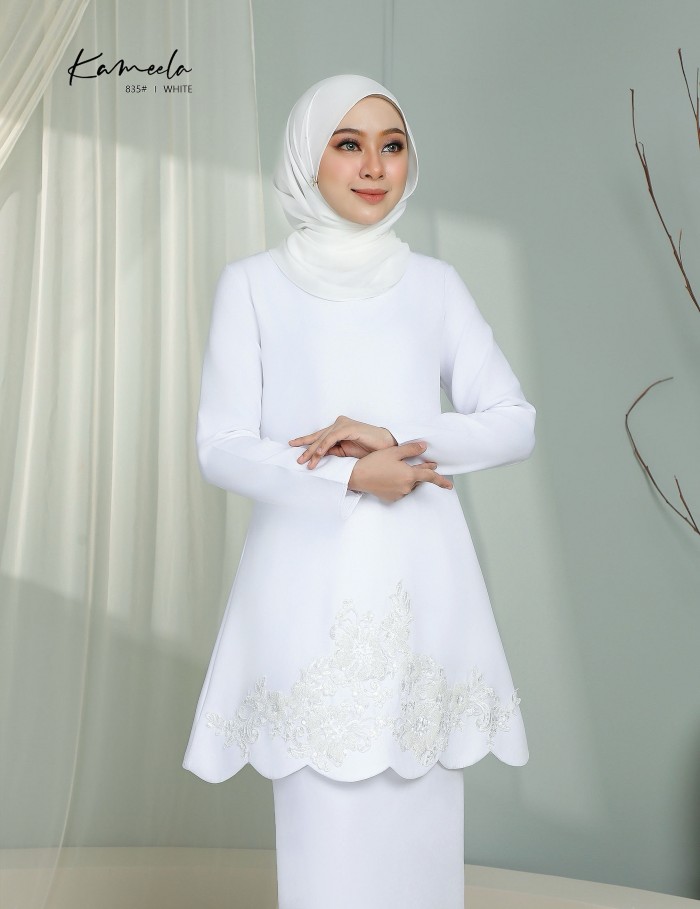 KAMEELA KURUNG MODERN (WHITE) 835#