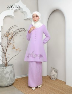 ZAYNA KURUNG MODERN (LAVENDER) 836#