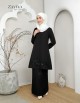 ZAYNA KURUNG MODERN (BLACK) 836#