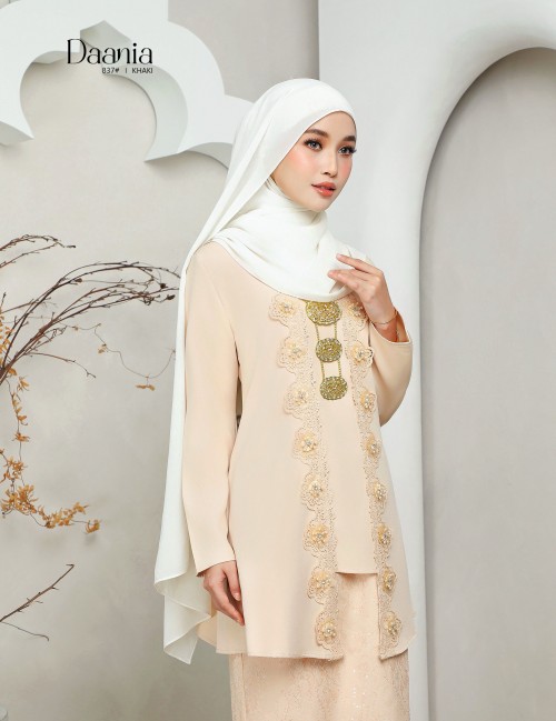 DAANIA KURUNG MODERN ( KHAKI ) 837#