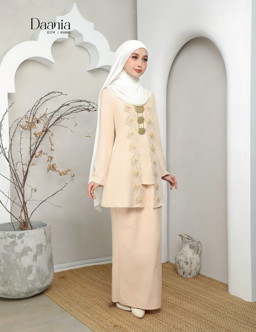 DAANIA KURUNG MODERN ( KHAKI ) 837#