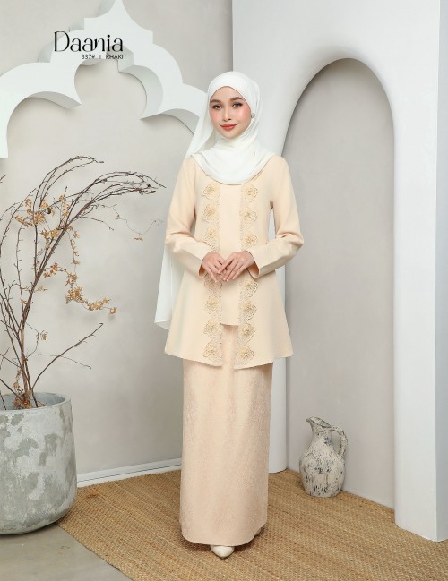 DAANIA KURUNG MODERN ( KHAKI ) 837#