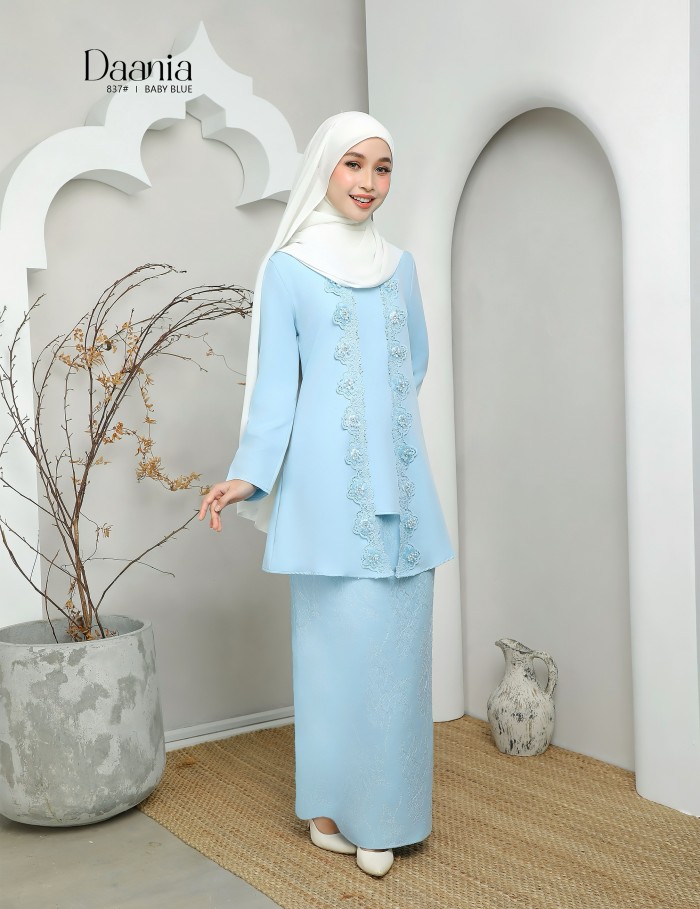 DAANIA KURUNG MODERN ( BABY BLUE ) 837#