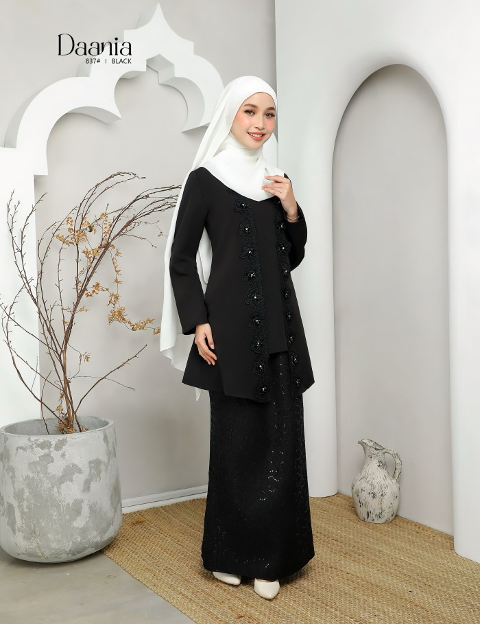 DAANIA KURUNG MODERN ( BLACK ) 837#