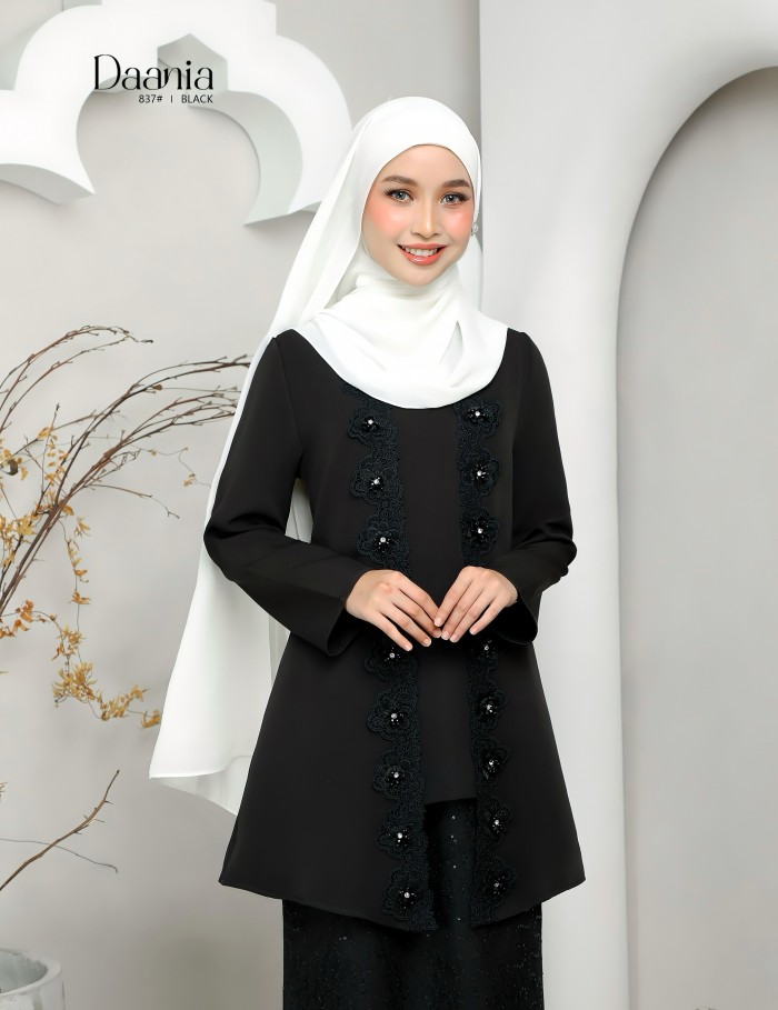 DAANIA KURUNG MODERN ( BLACK ) 837#