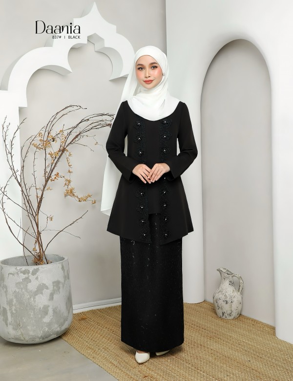 DAANIA KURUNG MODERN ( BLACK ) 837#