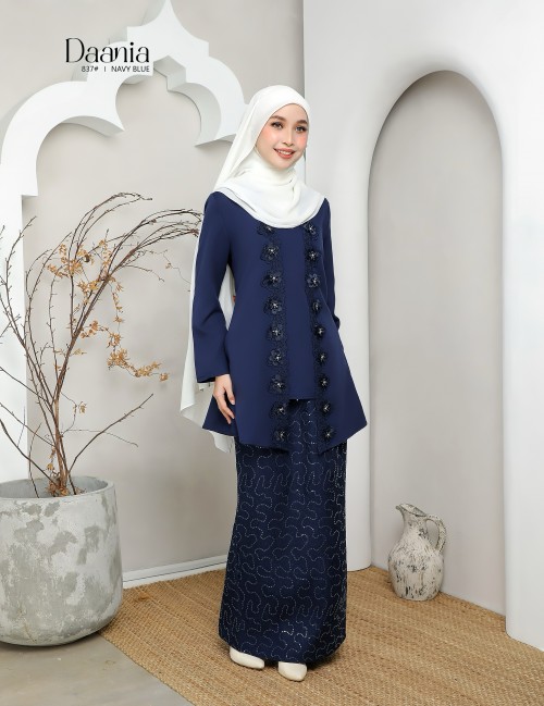 DAANIA KURUNG MODERN ( NAVY BLUE ) 837#