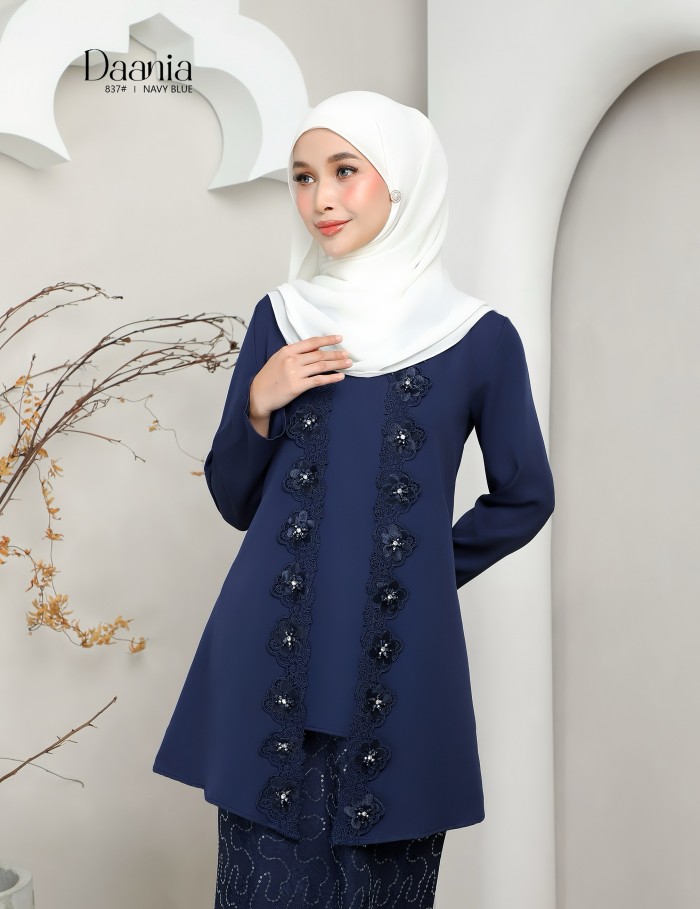 DAANIA KURUNG MODERN ( NAVY BLUE ) 837#