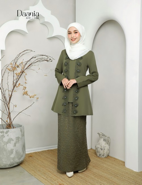 DAANIA KURUNG MODERN ( OLIVE ) 837#