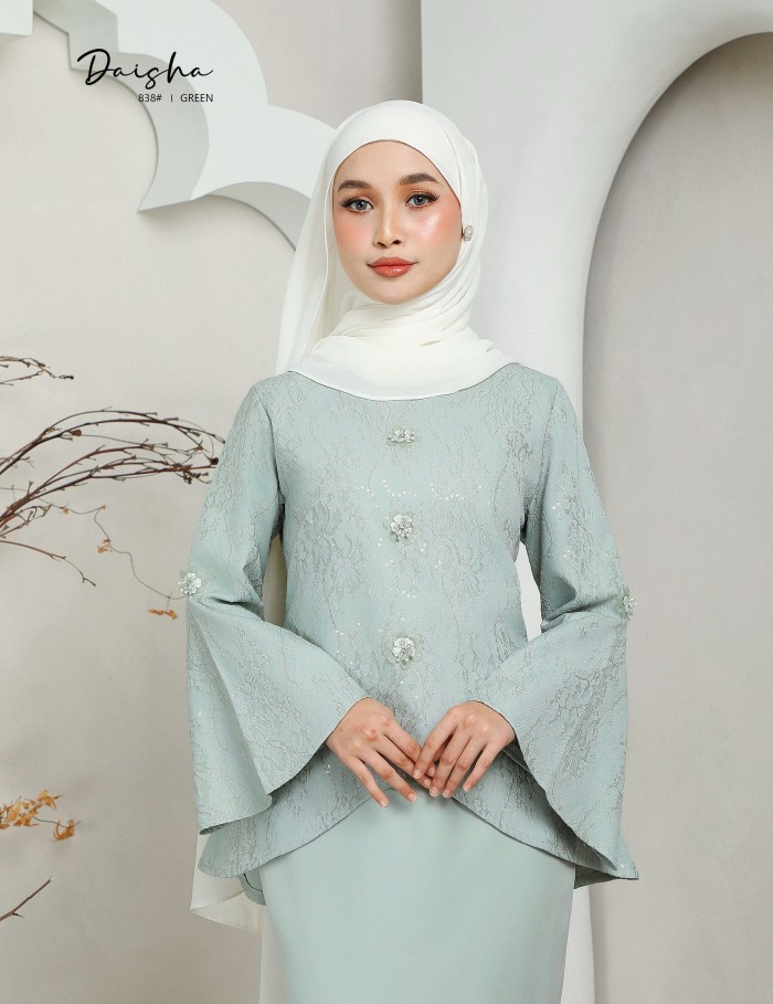 DAISHA KURUNG MODERN ( GREEN ) 838#