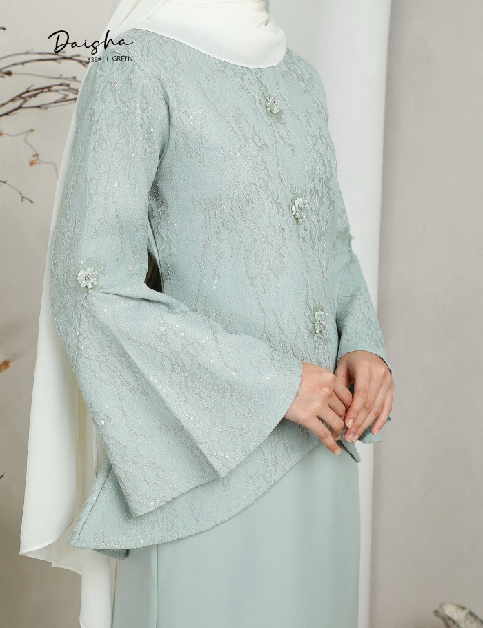 DAISHA KURUNG MODERN ( GREEN ) 838#