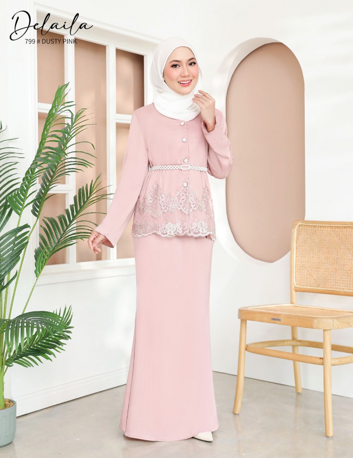 DELAILA KURUNG MODERN (DUSTY PINK) 799 / P799 / SP799