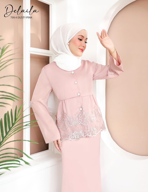 DELAILA KURUNG MODERN (DUSTY PINK) 799 / P799 / SP799