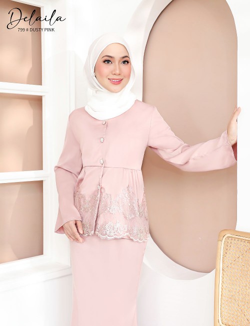 DELAILA KURUNG MODERN (DUSTY PINK) 799 / P799 / SP799