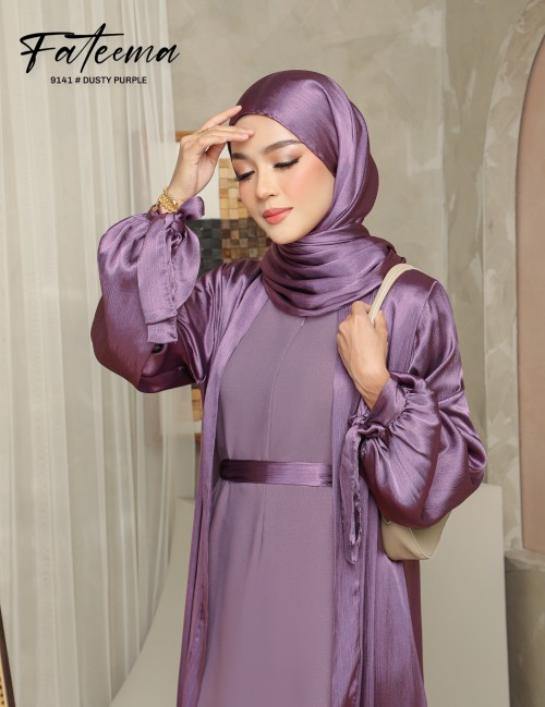 FATEEMA ABAYA (DUSTY PURPLE) 9141