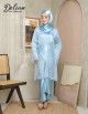 DELINA KURUNG MODERN (BABY BLUE) 9147