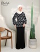 QHALISH KURUNG MODERN (BLACK) 1236 / P1236 (INCLUDE BELT)