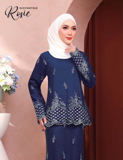 ROSIE KURUNG MODERN (NAVY BLUE) 9132 / P9132