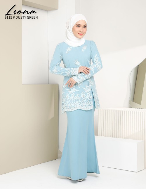 LEONA KURUNG (DUSTY GREEN) 9115 / P9115