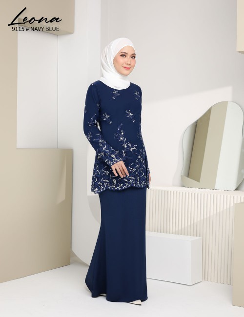 LEONA KURUNG (NAVY BLUE) 9115 / P9115