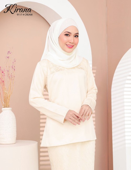 KIRANA KURUNG MODERN (CREAM) 9117 / P9117