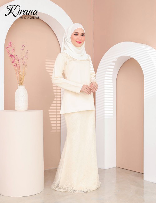 KIRANA KURUNG MODERN (CREAM) 9117 / P9117