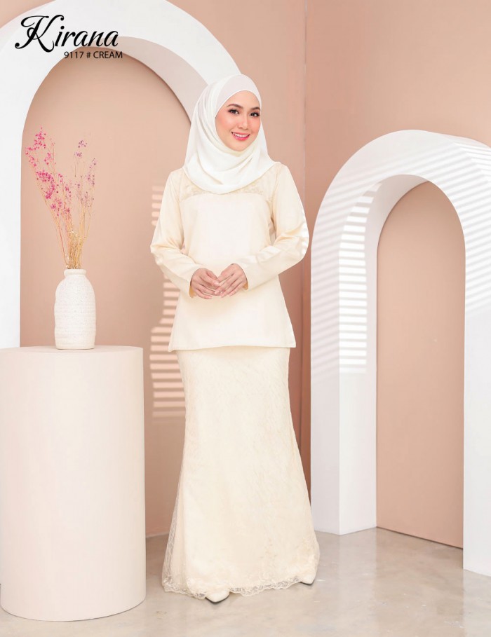 KIRANA KURUNG MODERN (CREAM) 9117 / P9117