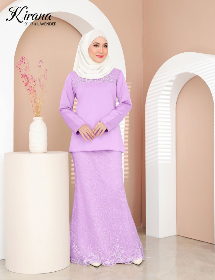 KIRANA KURUNG MODERN (LAVENDER) 9117 / P9117