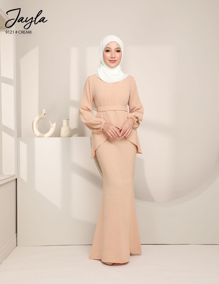 JAYLA KURUNG MODERN (CREAM) 9121