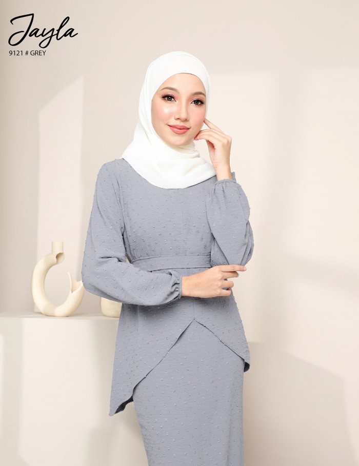 JAYLA KURUNG MODERN (GREY) 9121