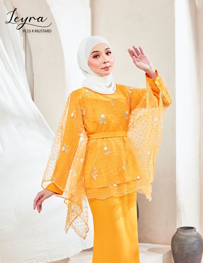 LEYRA KURUNG MODERN (MUSTARD) 9123