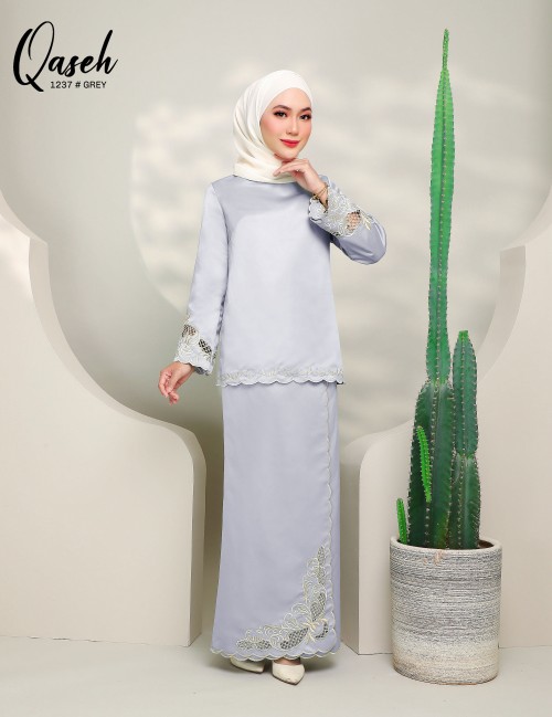 QASEH KURUNG MODERN (GREY) 1237