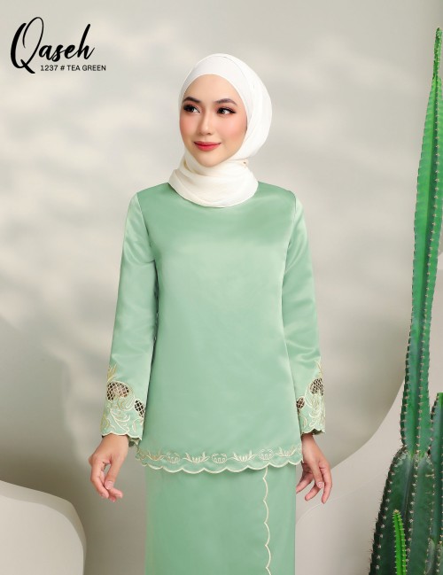 QASEH KURUNG MODERN (TEA GREEN) 1237