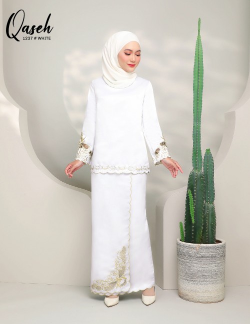 QASEH KURUNG MODERN (WHITE) 1237