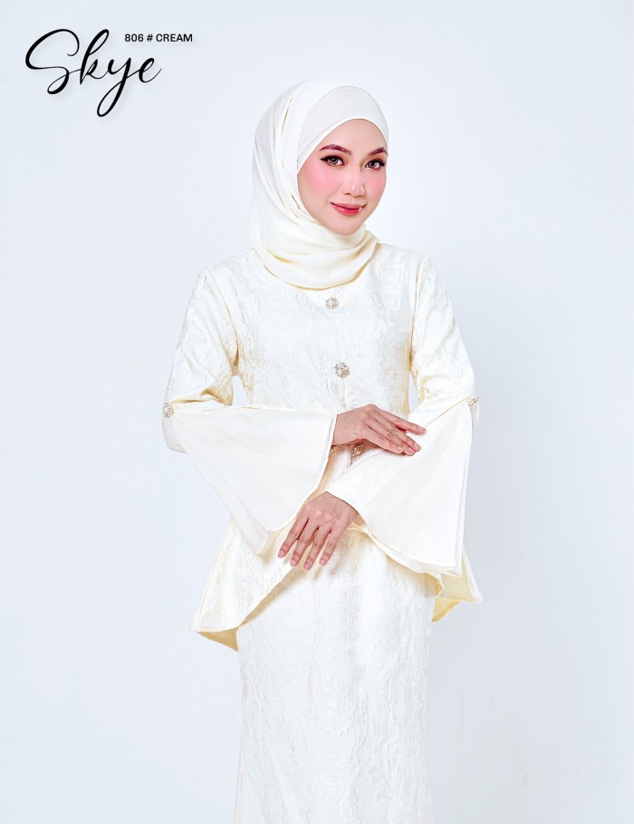 SKYE KURUNG MODERN (CREAM) 806