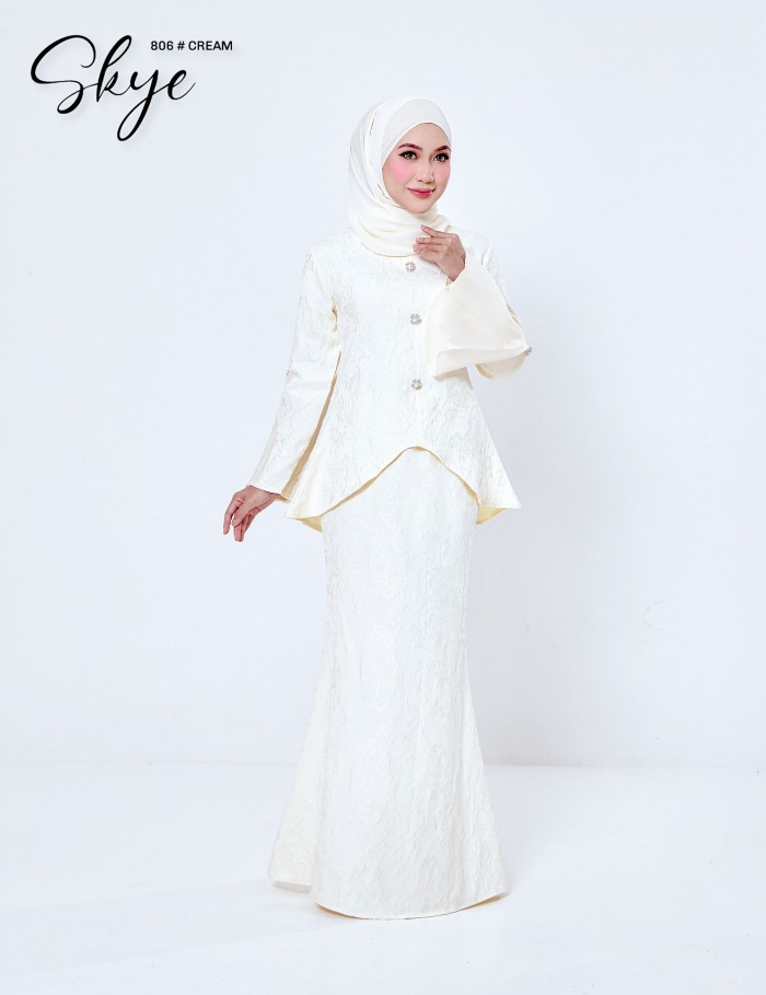 SKYE KURUNG MODERN (CREAM) 806