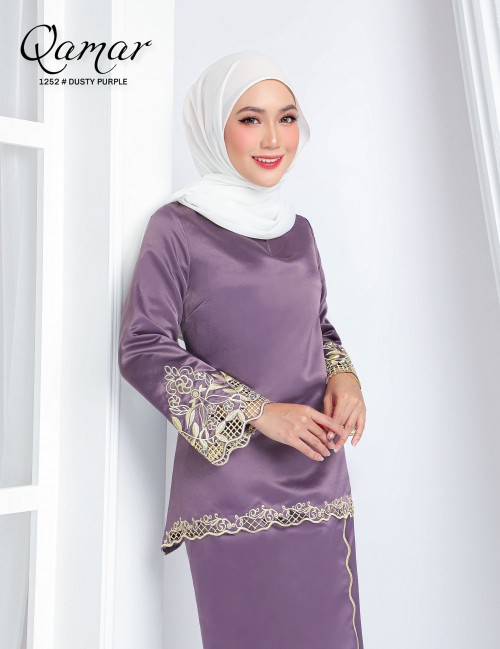 QAMAR KURUNG MODERN (DUSTY PURPLE) 1252