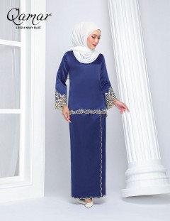 QAMAR KURUNG MODERN (NAVY BLUE) 1252