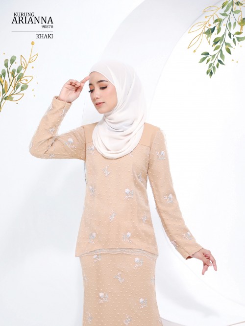 ARIANNA KURUNG(KHAKI) 9087 / P9087 / SP9087