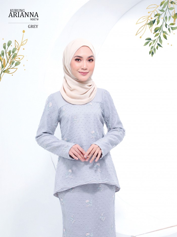 ARIANNA KURUNG(GREY) 9087  / P9087 / SP9087