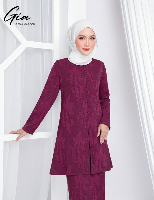 GIA KURUNG MODERN (MAROON) 1255