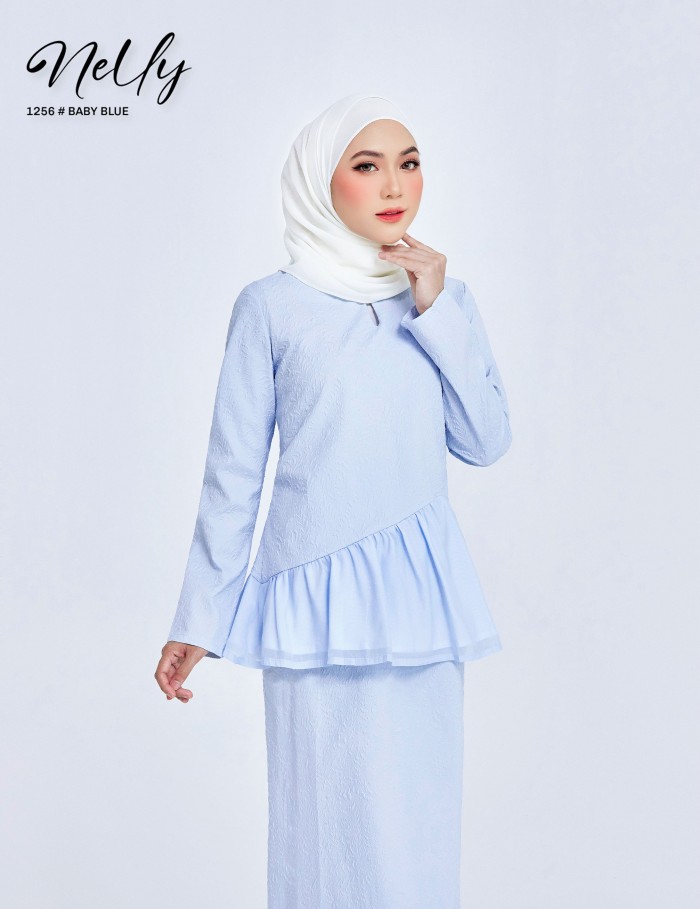 NELLY KURUNG MODERN (BABY BLUE) 1256