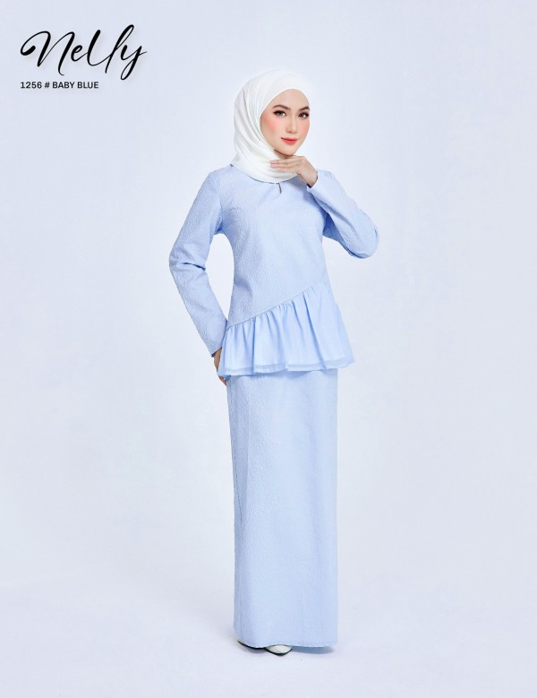 NELLY KURUNG MODERN (BABY BLUE) 1256