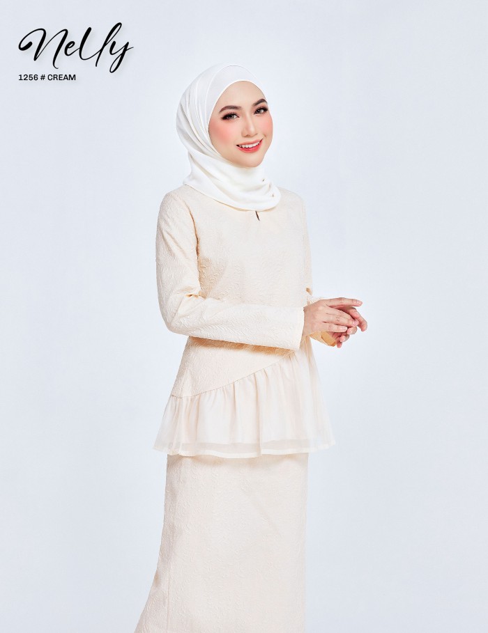 NELLY KURUNG MODERN (CREAM) 1256