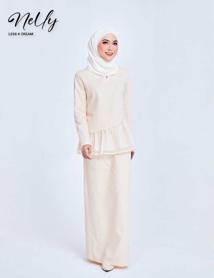 NELLY KURUNG MODERN (CREAM) 1256