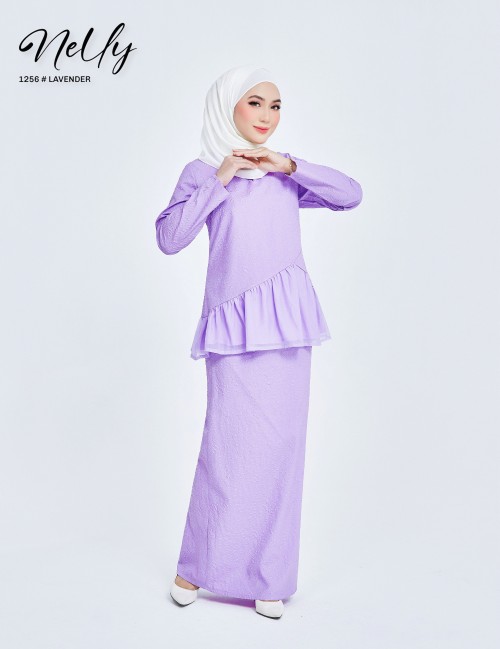 NELLY KURUNG MODERN (LAVENDER) 1256