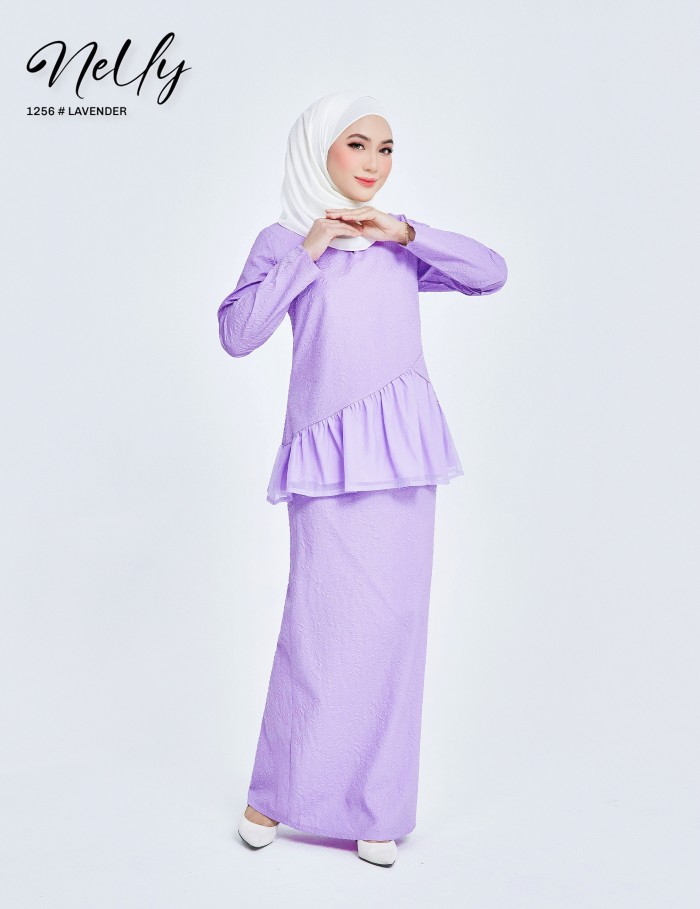 NELLY KURUNG MODERN (LAVENDER) 1256